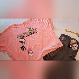 Sanrio Pink Hello Kitty and Friends Pajama Set